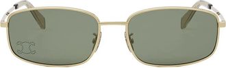Celine Sunglasses Cl40285 U 30 N Triomphe Gold/Green Woman