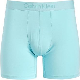 Calvin Klein Underwear Ultra-Soft Modern 3-Pack Boxer Brief Mens Underwear Enchanted Blue/Sunfruit Fun/Antarctic Blue : 2XL, Elastane/Modal