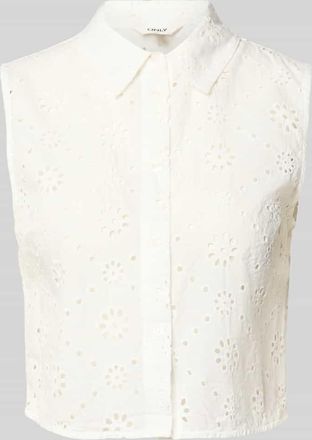 Only Regular Fit Blusentop ohne &Auml;rmel Modell ALITHEA in Weiss, Gr&ouml;&szlig;e XL