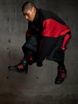 adidas Mens Leather Sneakers With Iconic Logo Black Pelle Trainers
