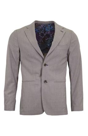Lords of Harlech Judd Half Lined Tailored Wool Blazer in Oak Brown at Nordstrom, Size 46