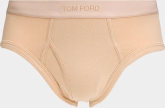Tom Ford Men & apos;s Solid Cotton Jersey Briefs