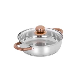KASANOVA Tegame 22 cm acciaio inox Meravigliosa con coperchio
