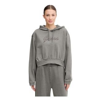 Guess Misty Hoodie - Dames - Hoodies - Grijs - XL - Katoen - Hoodies & sweatvesten