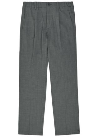 Herno Pleated Straight-leg Trousers - Grey - Xxl