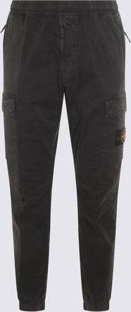 Stone Island Grey Cotton Pants