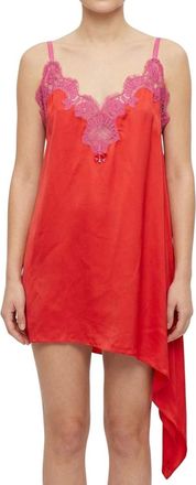Dsquared2 Red Lace V Neck Mini Dress