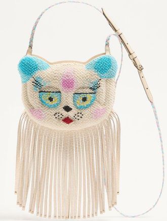 Valentino Garavani Borsa A Tracolla Valentino Garavani Le Chat De La Maison Donna BURRO UNI