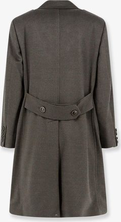 Brunello Cucinelli Mens Coat Virgin Wool Grey
