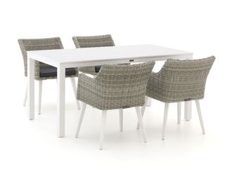 Manifesto Furniture Manifesto Matese/Menzano 160cm dining tuinset 5-delig