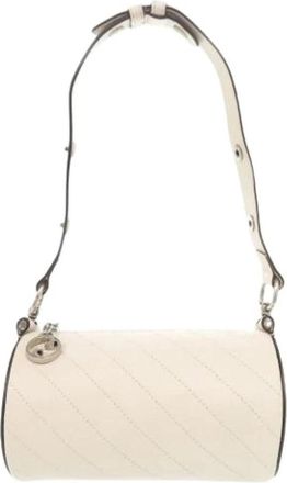 Gucci Pre-owned Vintage Schoudertas - Dames - Vintage Schoudertas - Wit - ONE Size - Leer - Vintage