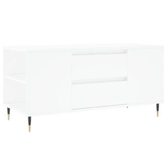 Berkfield Home Coffee Table White 102x44.5x50 cm Engineered Wood