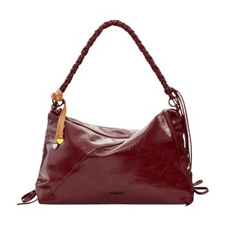 Desigual Shoulder Bags, female, Red, Size: ONE SIZE Rodio Leiria Burgun Bag