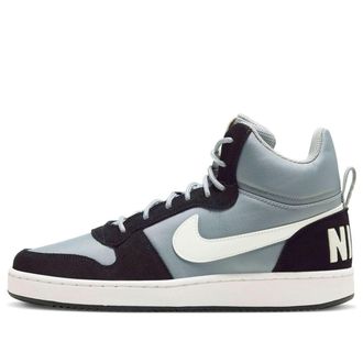 Nike Court Borough Mid Premium Matte Silver Black 844884-005