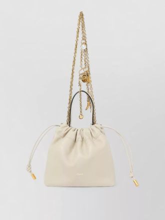 Chlo&eacute; chlo&eacute; icons mini leather bucket bag