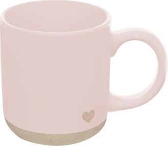 Sweet Water Decor Stoneware Quote Coffee Mug in Pink Heart at Nordstrom