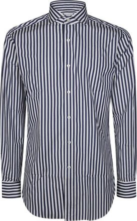 Xacus Heren, Overhemden, Blauw, Maat: L
