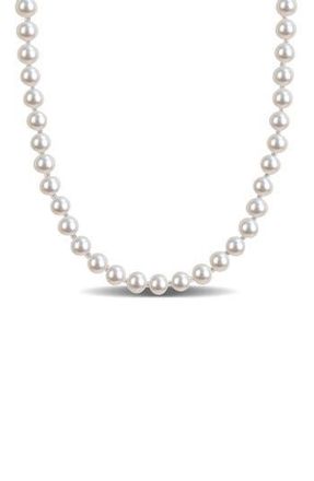 Delmar Cultured Pearl Necklace, 5-5.5mm in White at Nordstrom Rack
