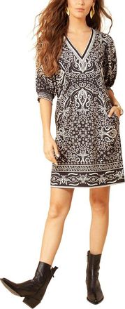 Hale Bob Hale Bob V-Neck Mini Dress