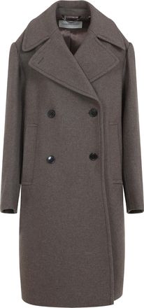 Dries Van Noten Womens Raquel Coat - Grey Nylon - Size X-Small