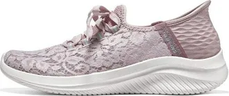 Skechers (WMNS) Skechers Martha Stewart x Slip-ins Shoes Pink White 896177-LAV