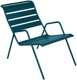 Fermob Stackable armchair Monceau - Blue - Painted steel - Designer Studio Fermob