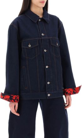 Burberry Womens Denim Jacket - Dark Blue Cotton - Size EU 36 (Womens)