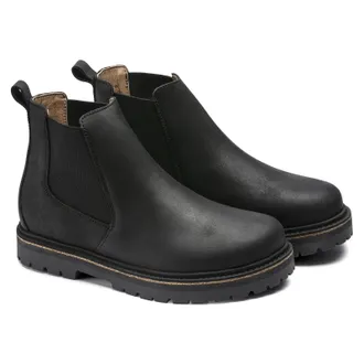 Birkenstock Stalon Ii 1017318 Boots 5-Black Leather Chelsea JZZ1117