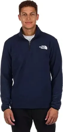 The North Face Anchor Jacket Mens Summit Navy Long Sleeve 1/4 Zip KFC360