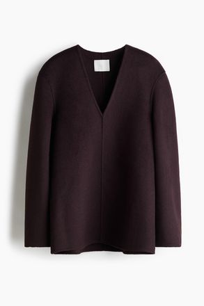 H&M Handgefertigtes Shirt aus Wollmix - Purple