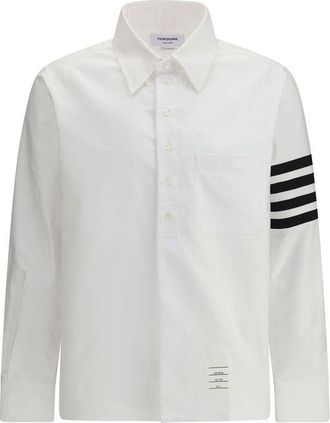 Thom Browne White Cotton Dress Mens Shirt