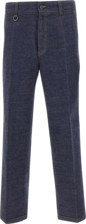 Paolo Pecora Straight Fit Jeans, male, Blue, W33, 5-Pocket Denim Trousers