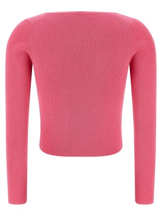 Versace Womens Fuchsia Viscose Cardigan Clothing