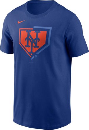 Nike New York Mets Icon Nike Mens MLB T-Shirt in Blue | N1994EWNME-1E5