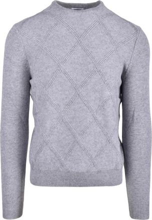 Malo Truien & Vesten, Heren, Grijs, 2Xl, Wol, Optimum shirt