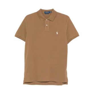 Polo Ralph Lauren Polo Shirts, male, Brown, Size: XL Polo Ralph Lauren T-shirts and Polos