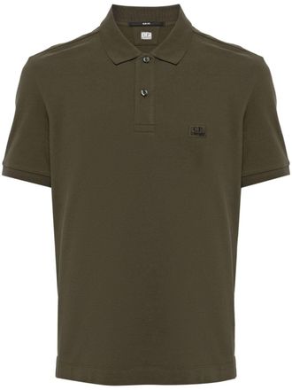 C.P. Company Polo con ricamo - Verde
