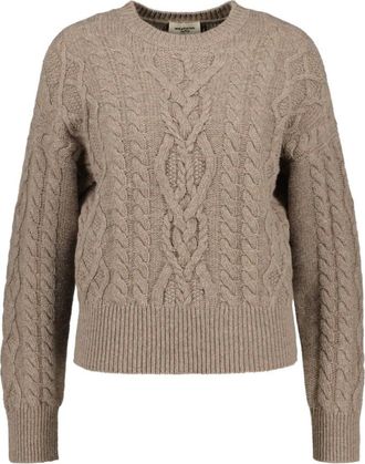 Max Mara Ronde hals gebreid - Dames - Truien - Bruin - Maat: S