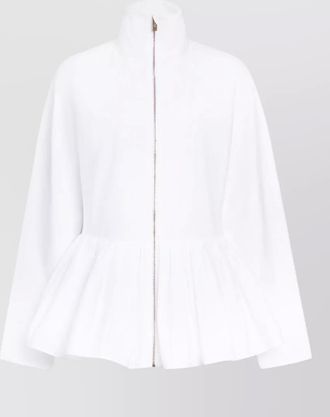 Alaia cotton peplum jacket