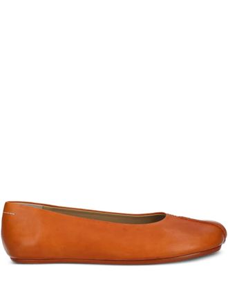 Maison Margiela stitch-out ballerinas - Orange