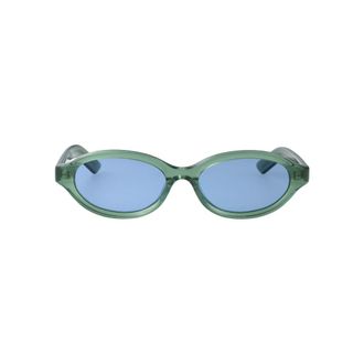 Retro Superfuture Sunglasses, unisex, Green, 54 MM, Stylish Parola Sunglasses for Summer
