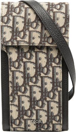 Dior Pre-owned Dior Oblique Canvas Phone Holder Crossbody Ladies ZAEEN1BG955SF864