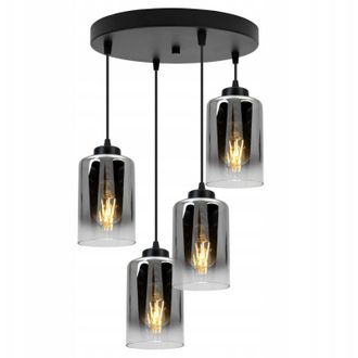 OEM L&aacute;mpara Colgante Moderna Y Elegante Con Pantalla De Cristal