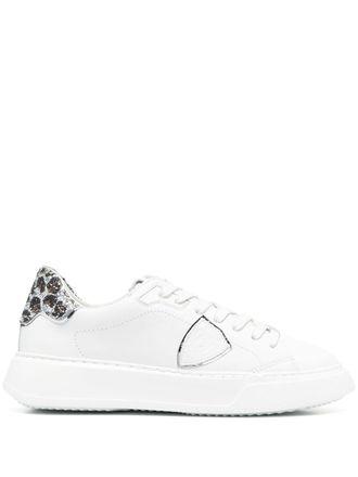 Philippe Model Sneakers met logopatch - Wit