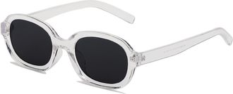 Generic Oval Frame Small Frame Sunglasses for Men and For Women (Color : C, Size : Medium) 2026