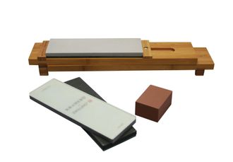 Zwilling KRAMER by ZWILLING 6-pc Glass Water Stone Sharpening Set