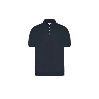 Malo Polo 3BT Collo Nuovo - male - Malo - Polo Shirts - Blue - 2XL - Tops