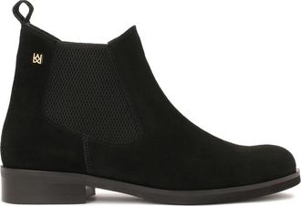Kazar Zwarte su&egrave;de Chelsea laarzen - Dames - Chelseaboots - Zwart - 39 EU - Su&egrave;de - Schoenen