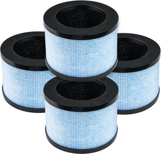 OEM Filtro De Repuesto Hepa Mk01 Compatible Con Aroeve Mk01/mk06, Pomoron Conopu Dh-jh01/dh-jh06, Tolife Tz-k1, Kloudi Dh-jh01, Filtraci&oacute;n H13 De 360&deg; Par