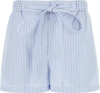 Gucci Womens Cotton Shorts - Light Blue - Size EU 38 (Womens)